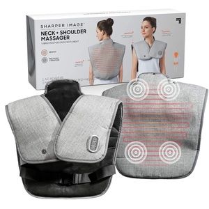 Sharper Image Heated Neck and Shoulder Massager, NWT in box $50